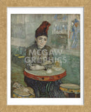 In the Cafe: Agostina Segatori in Le Tambourin, 1887 (Framed) -  Vincent van Gogh - McGaw Graphics