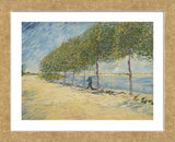 Road Along the Seine near Asnieres, 1887 (Framed) -  Vincent van Gogh - McGaw Graphics