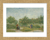 Garden with Courting Couples: Square Saint-Pierre, 1887 (Framed) -  Vincent van Gogh - McGaw Graphics