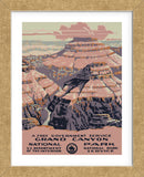 Grand Canyon National Park (Framed) -  Vintage Reproduction - McGaw Graphics