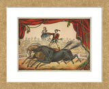 The Two Horse Act (Framed) -  Vintage Reproduction - McGaw Graphics