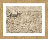 Boats at Saintes-Maries, 1888 (Framed) -  Vincent van Gogh - McGaw Graphics