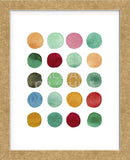 Series Colored Dots No. I (Framed) -  Louise van Terheijden - McGaw Graphics