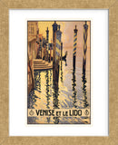 Venise et le lido (Framed) -  Vintage Poster - McGaw Graphics
