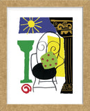 Capri Chair  (Framed) -  Muriel Verger - McGaw Graphics