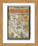 Greetings from California (Framed) -  Vintage Vacation - McGaw Graphics