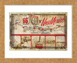 Scenic US 66 thru New Mexico (Framed) -  Vintage Vacation - McGaw Graphics