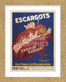 Escargots Menetrel (Framed) -  Vintage Posters - McGaw Graphics