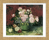 Roses and Peonies, 1886 (Framed) -  Vincent van Gogh - McGaw Graphics