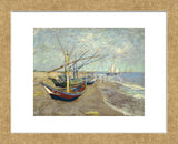 Boats Saintes-maries (Framed) -  Vincent van Gogh - McGaw Graphics