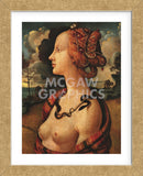 Portrait of Simonetta Vespucci,  c. 1480 (Framed) -  Piero di Cosimo Vespucci - McGaw Graphics