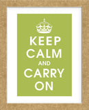 Keep Calm (kiwi) (Framed) -  Vintage Reproduction - McGaw Graphics