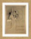 Rena May Et Gerardy (Framed) -  Vintage Posters - McGaw Graphics