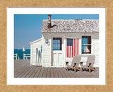 Dockside Flag (Framed) -  Zhen-Huan Lu - McGaw Graphics