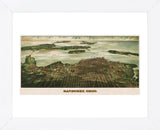 Bird’s Eye View of Sandusky, Ohio, 1898 (Framed) -  Alvord Peters Co. - McGaw Graphics