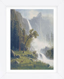 Bridal Veil Falls, Yosemite, ca 1871-73  (Framed) -  Albert Bierstadt - McGaw Graphics