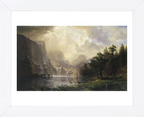 Among the Sierra Nevada, California, 1868  (Framed) -  Albert Bierstadt - McGaw Graphics