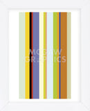 Paprika Stripe  (Framed) -  Dan Bleier - McGaw Graphics