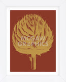 Artichoke 16 (Framed) -  Botanical Series - McGaw Graphics