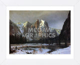 Cathedral Rock Yosemite (Framed) -  Albert Bierstadt - McGaw Graphics