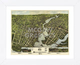 View of Bridgeport, Connecticut, 1875 (Framed) -  O.H. Bailey - McGaw Graphics