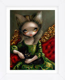 Princess with a Black Cat (Framed) -  Jasmine Becket-Griffith - McGaw Graphics