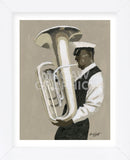 Tuba Player (Framed) -  William Buffett - McGaw Graphics