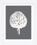 Artichoke (Gray & Ivory) (Framed) -  Botanical Series - McGaw Graphics