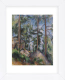 Pines and Rocks (Fontainebleau), c. 1897  (Framed) -  Paul Cezanne - McGaw Graphics