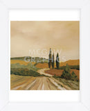 Shady Tuscan Fields  (Framed) -  Jean Clark - McGaw Graphics