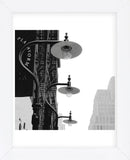 Lamps (B&W)  (Framed) -  Erin Clark - McGaw Graphics