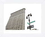 Flatiron Building with Lamp  (Framed) -  Erin Clark - McGaw Graphics