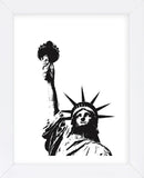 Statue of Liberty (outline)  (Framed) -  Erin Clark - McGaw Graphics