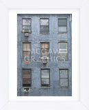 Blue Building  (Framed) -  Erin Clark - McGaw Graphics