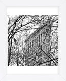 Veiled Flatiron Building (b/w) (detail)  (Framed) -  Erin Clark - McGaw Graphics
