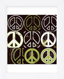 Peace Mantra (green) (Framed) -  Erin Clark - McGaw Graphics
