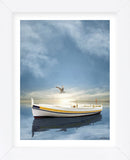 The White Boat in Sunset
 (Framed) -  Carlos Casamayor - McGaw Graphics