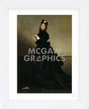 Lady with a Glove.  Madame Carolus-Duran, nee Pauline Croizette, 1869 (Framed) -  Charles Emile Carolus-Duran - McGaw Graphics