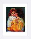 Maternal Kiss 1896 (Framed) -  Mary Cassatt - McGaw Graphics
