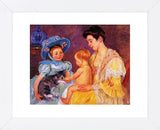 Children Playing with a Cat (Framed) -  Mary Cassatt - McGaw Graphics
