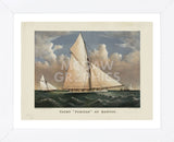 Yacht “Puritan” of Boston (Framed) -  Currier & Ives - McGaw Graphics