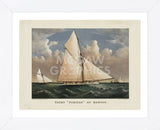 Yacht “Puritan” of Boston (Framed) -  Currier & Ives - McGaw Graphics