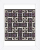 Large Knotted Weave - Plum (Framed) -  Susan Clickner - McGaw Graphics