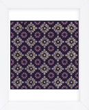 Moroccan Twelve Point Star (Purple) (Framed) -  Susan Clickner - McGaw Graphics