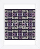 Large Knotted Weave (Purple) (Framed) -  Susan Clickner - McGaw Graphics