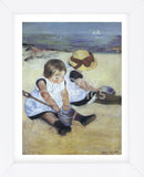 Children Playing on the Beach (Framed) -  Mary Cassatt - McGaw Graphics