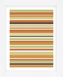 Terracotta Stripes (Framed) -  Denise Duplock - McGaw Graphics
