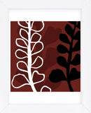 Maidenhair on Red Ground  (Framed) -  Denise Duplock - McGaw Graphics