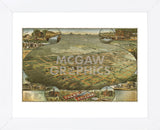 Bird’s Eye View of Phoenix, Arizona, 1885 (Framed) -  C.J. Dyer - McGaw Graphics