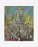 Chandelier Blue (Framed) -  Amy Dixon - McGaw Graphics